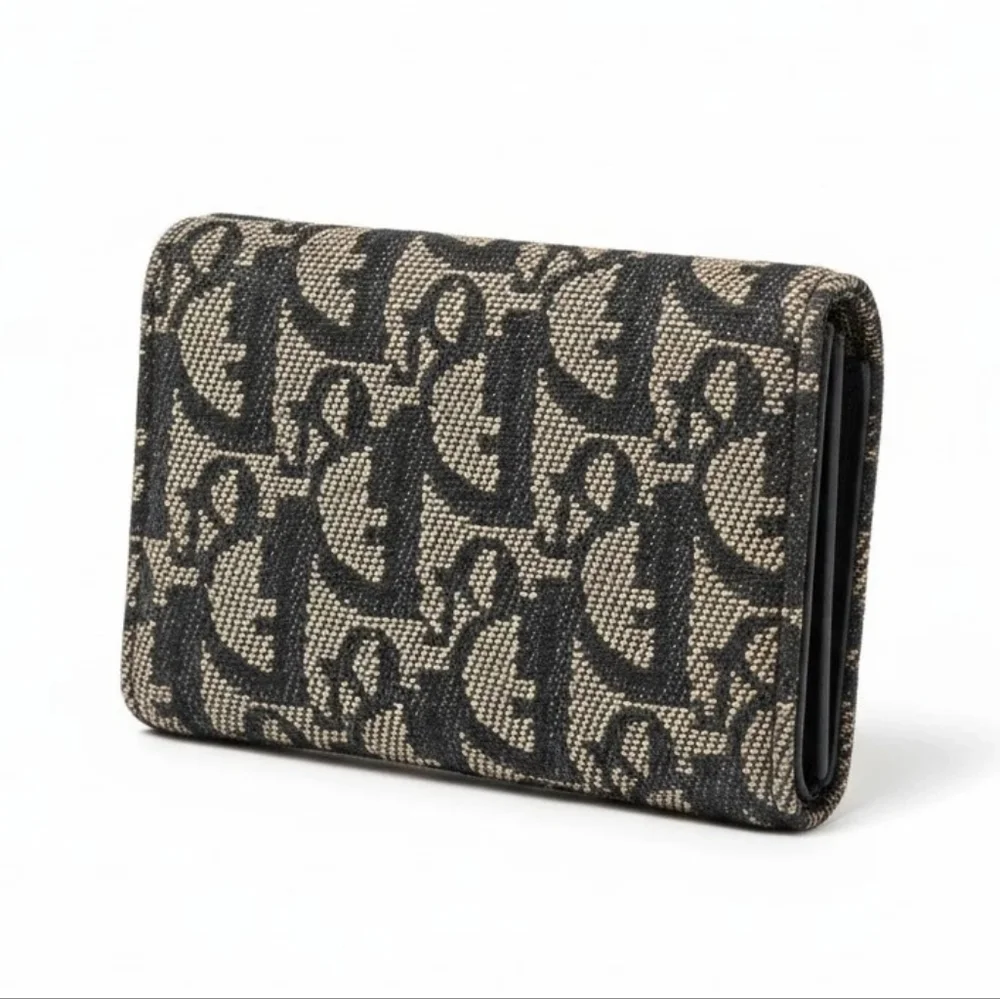 Dior Vintage Oblique Saddle Wallet